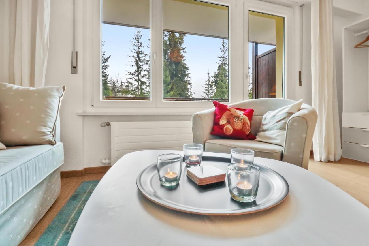 Studio Chaleureux Et Paisible Crans-Montana Exterior foto